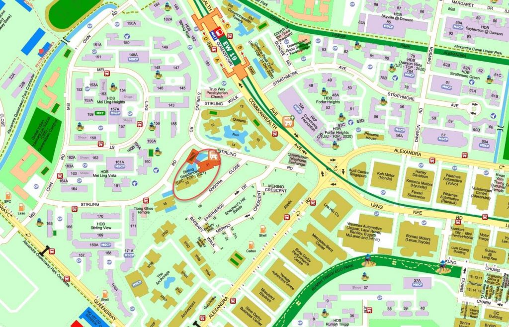 Stirling Residences Singapore New Launch Condo. D3 Queenstown