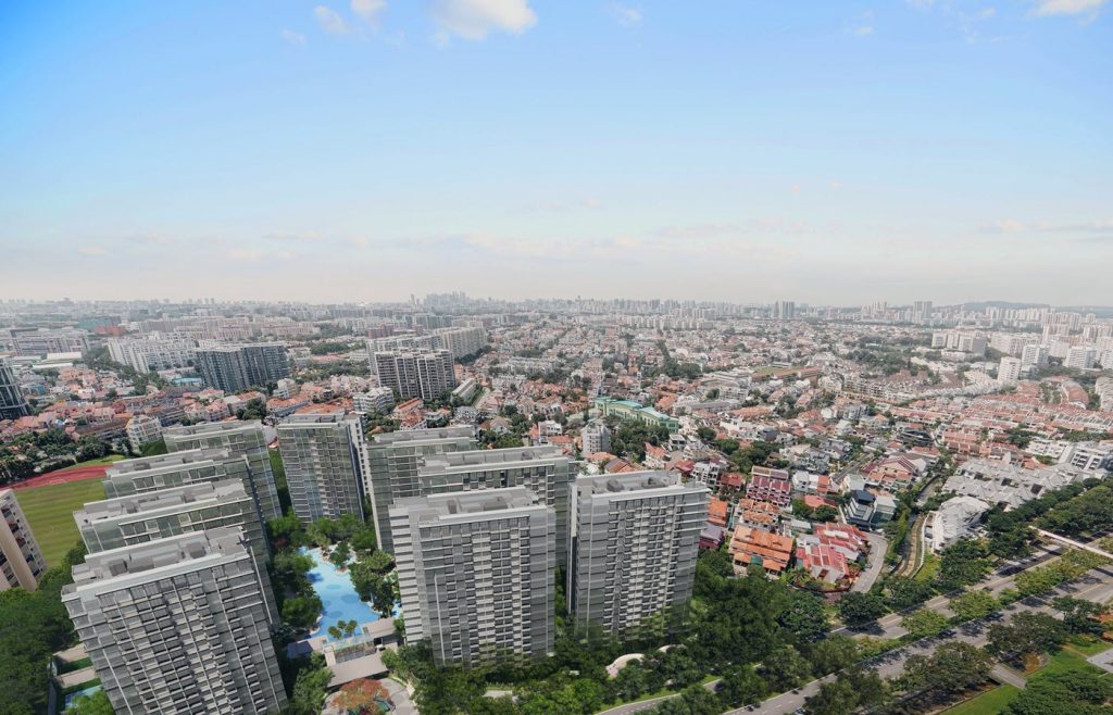 The Florence Residences Condo Ariel View