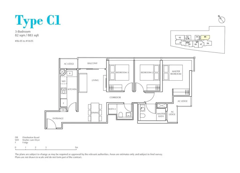 Jui-Residences-Condo-Floor-Plan-3-Bedroom-C1