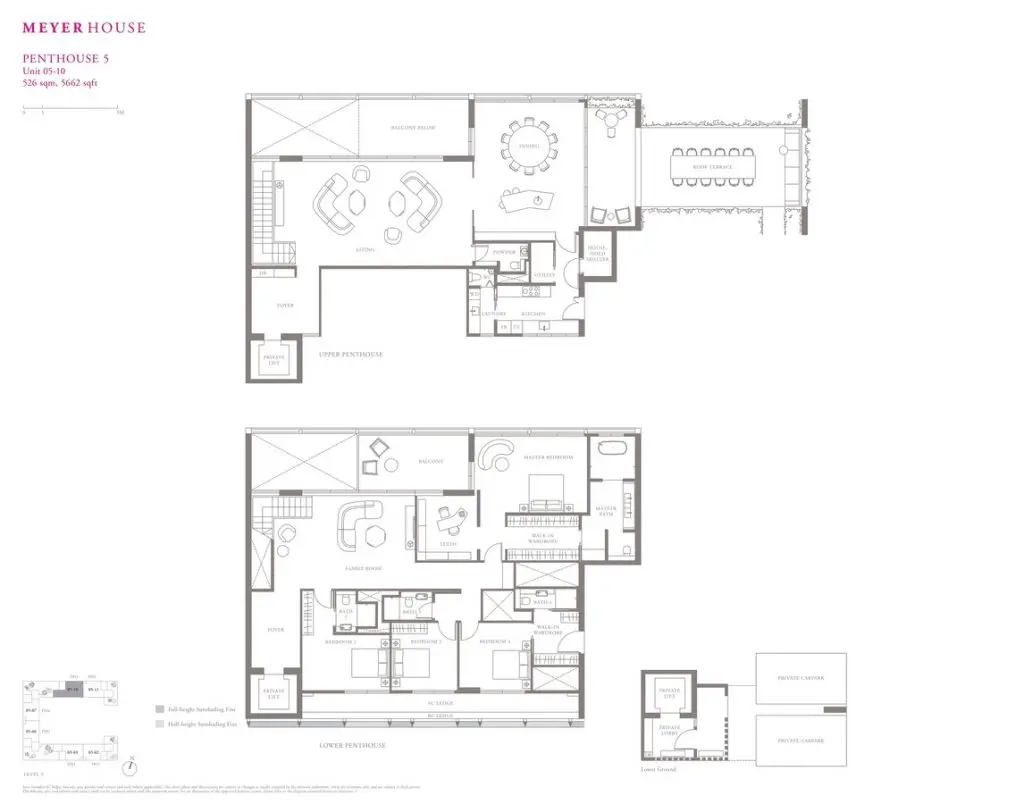 Meyer House Condo Floor Plan Penthouse 5
