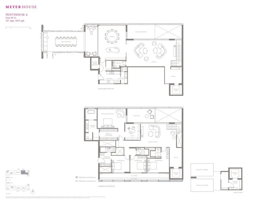 Meyer House Condo Floor Plan Penthouse 6