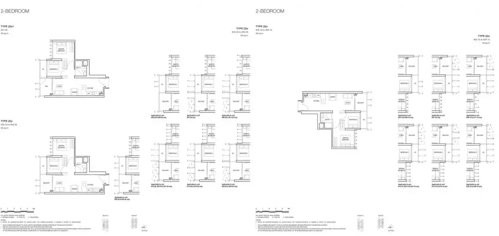 Midwood Condo Floor Plan 2 Bedroom 2a 2a1