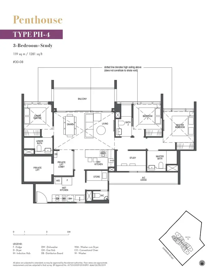 Pullman Residences Condo Floor Plan Penthouse PH4