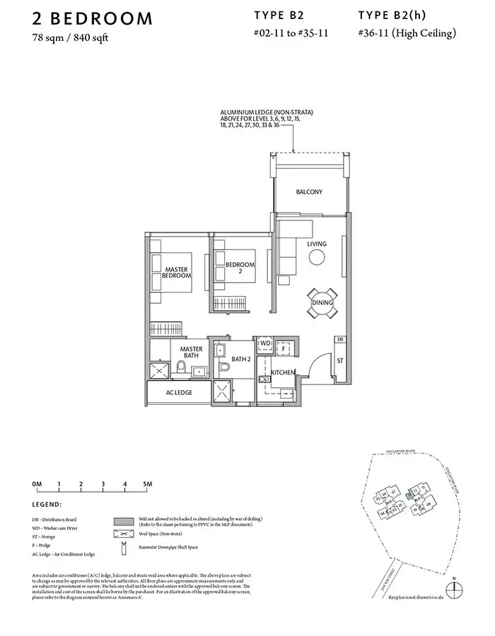 Riviere-Condo-Floor-Plan-Classic-2-Bedroom-B2