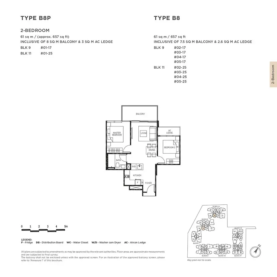 The-Gazania-Condo-Floor-Plan-2-Bedroom-B8-B8P