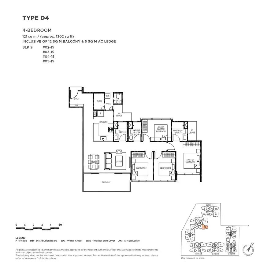 The-Gazania-Condo-Floor-Plan-4-Bedroom-D4