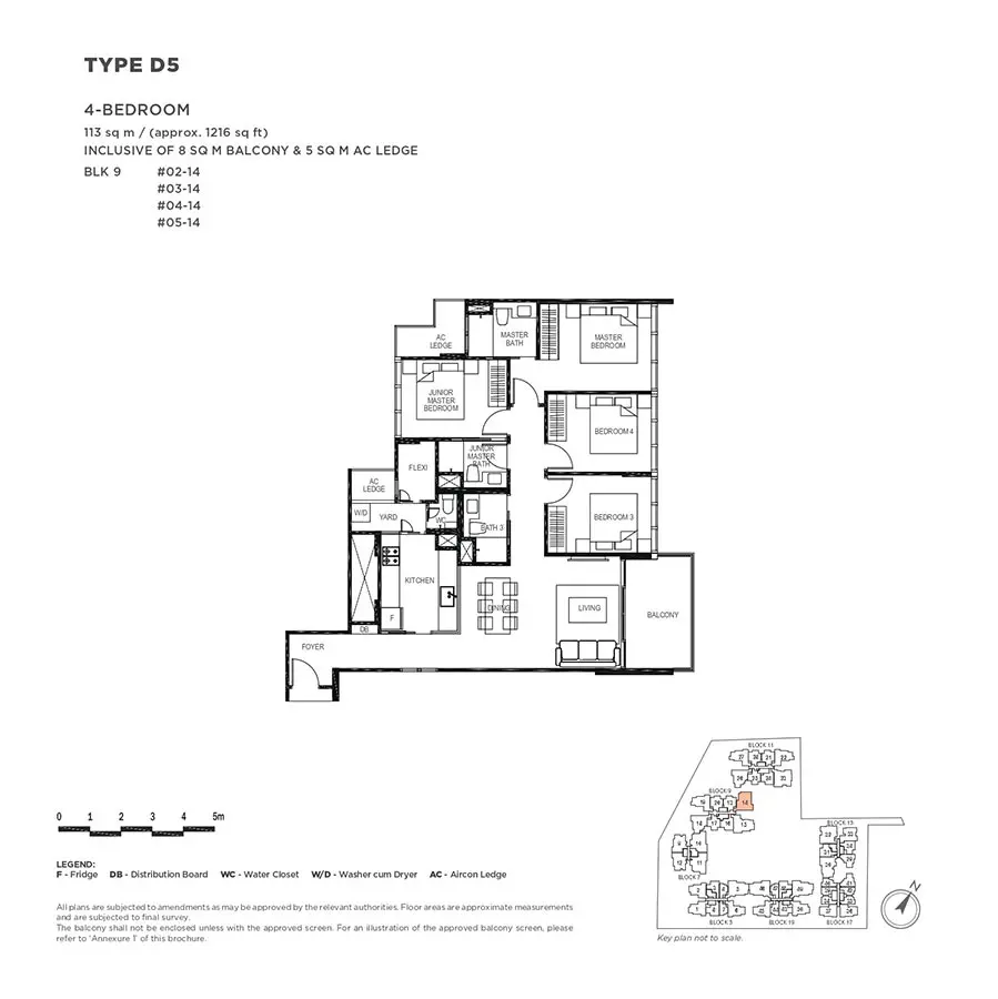 The-Gazania-Condo-Floor-Plan-4-Bedroom-D5