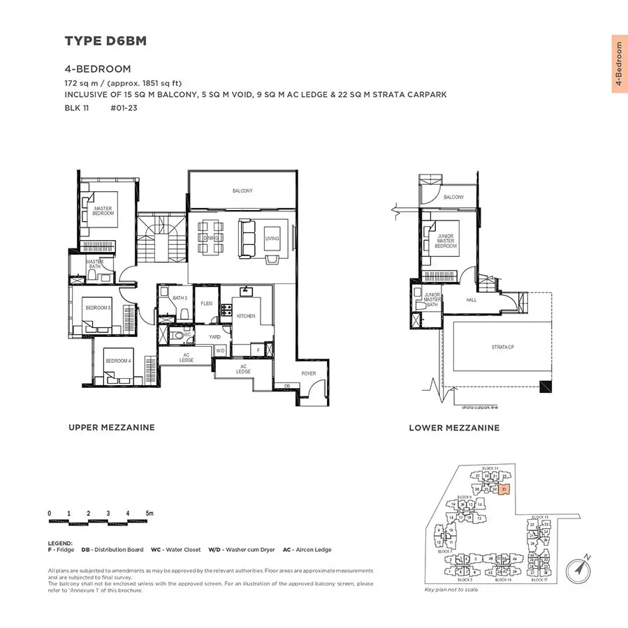The-Gazania-Condo-Floor-Plan-4-Bedroom-D6BM