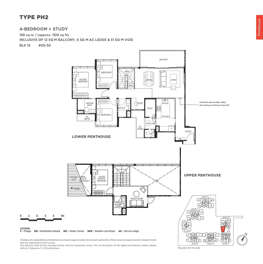 The-Gazania-Condo-Floor-Plan-Penthouse-4-Bedroom-Study-PH2