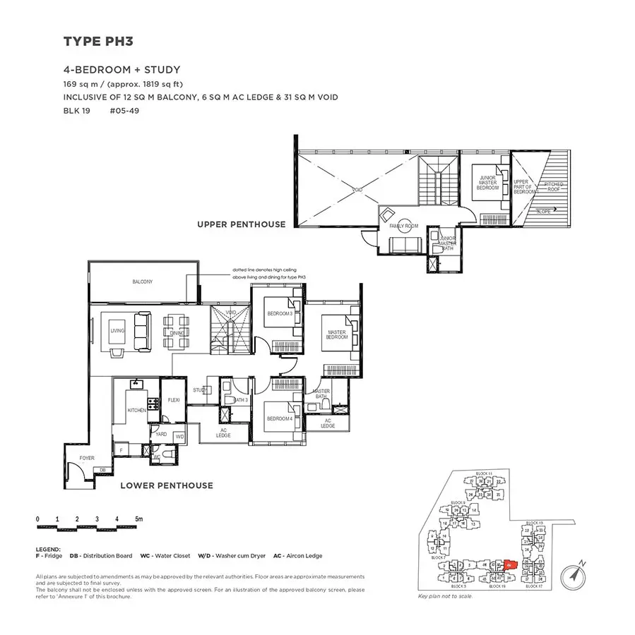 The-Gazania-Condo-Floor-Plan-Penthouse-4-Bedroom-Study-PH3
