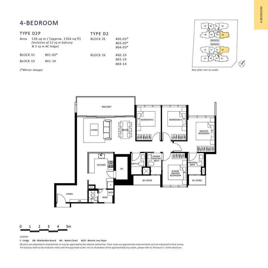 The-Lilium-Condo-Floor-Plan-4-Bedroom-D2-D2P