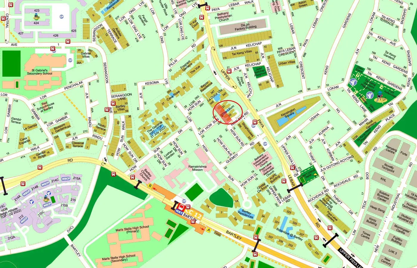 The-Lilium-Condo-Street-Directory-Map