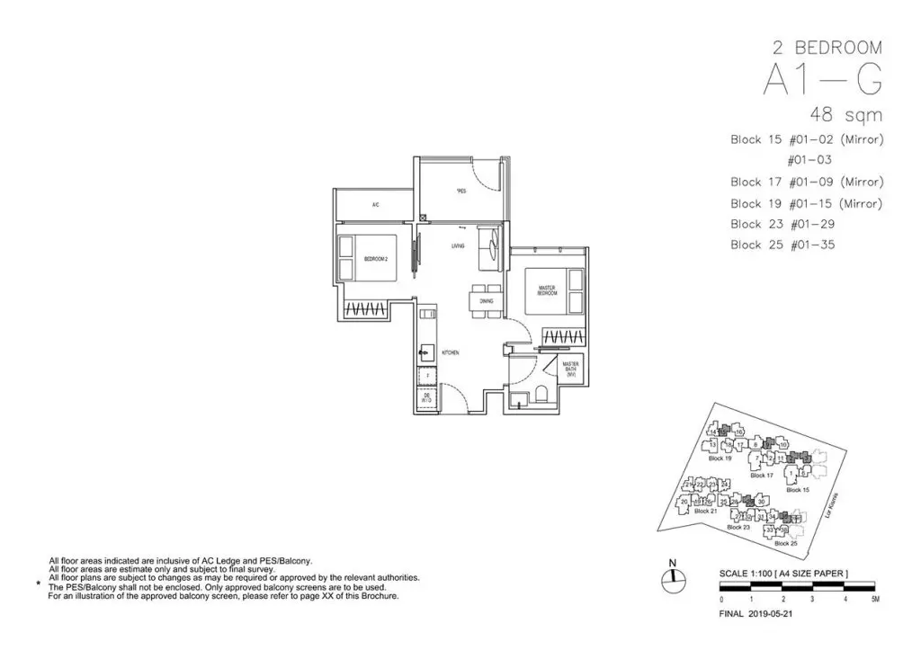 View-at-Kismis-Condo-Floor-Plan-2-Bedroom-A1G