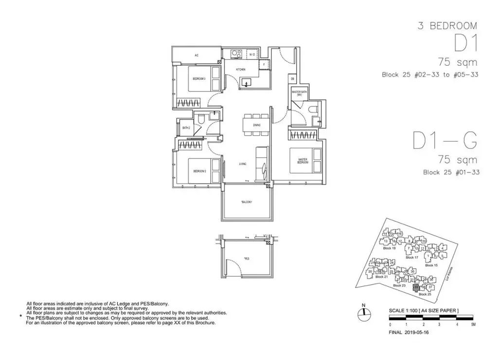 View-at-Kismis-Condo-Floor-Plan-3-Bedroom-D1-D1G