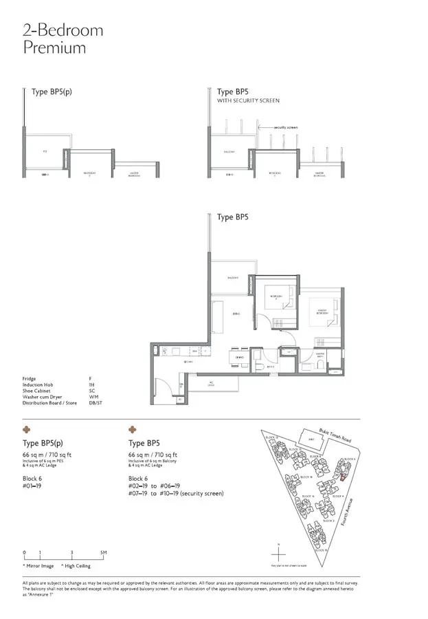 Fourth Avenue Residences - Floor Plan - 2 Bedroom Premium BP5