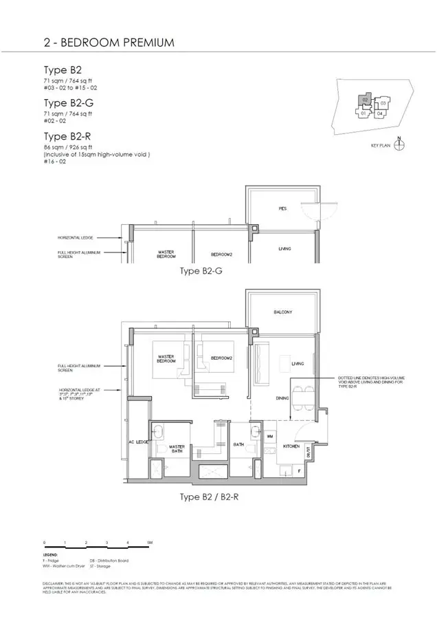 Grange 1866 - Floor Plan - 2 Bedroom Premium B2