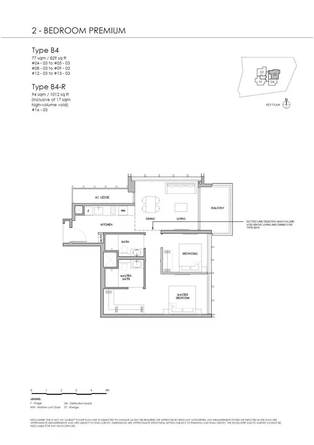Grange 1866 - Floor Plan - 2 Bedroom Premium B4