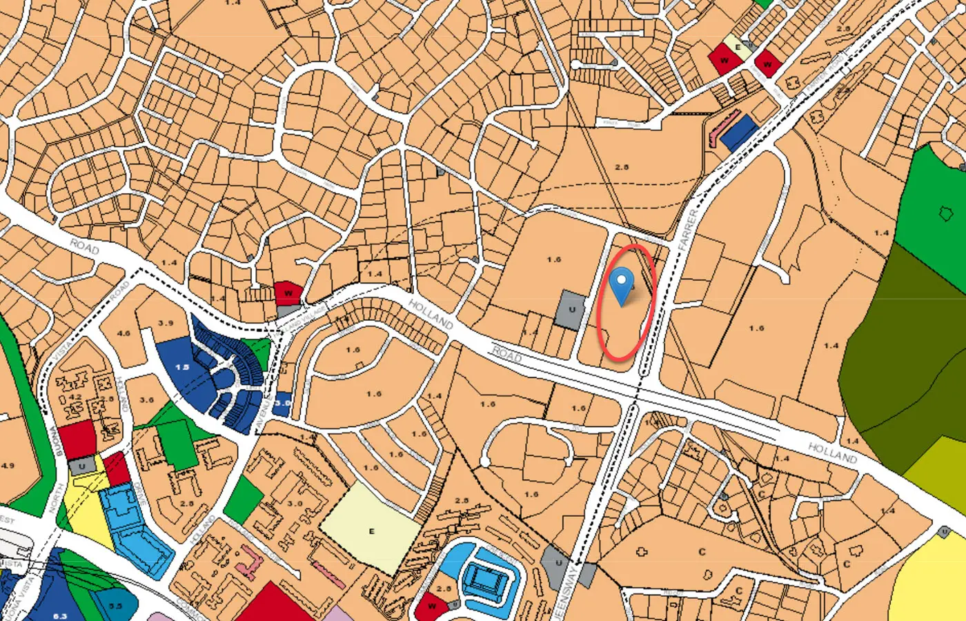 Leedon Green - URA Master Plan Map