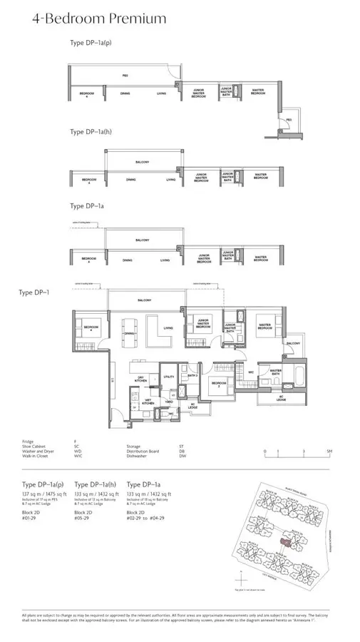 RoyalGreen - Floor Plan - 4 Bedroom Premium DP-1a