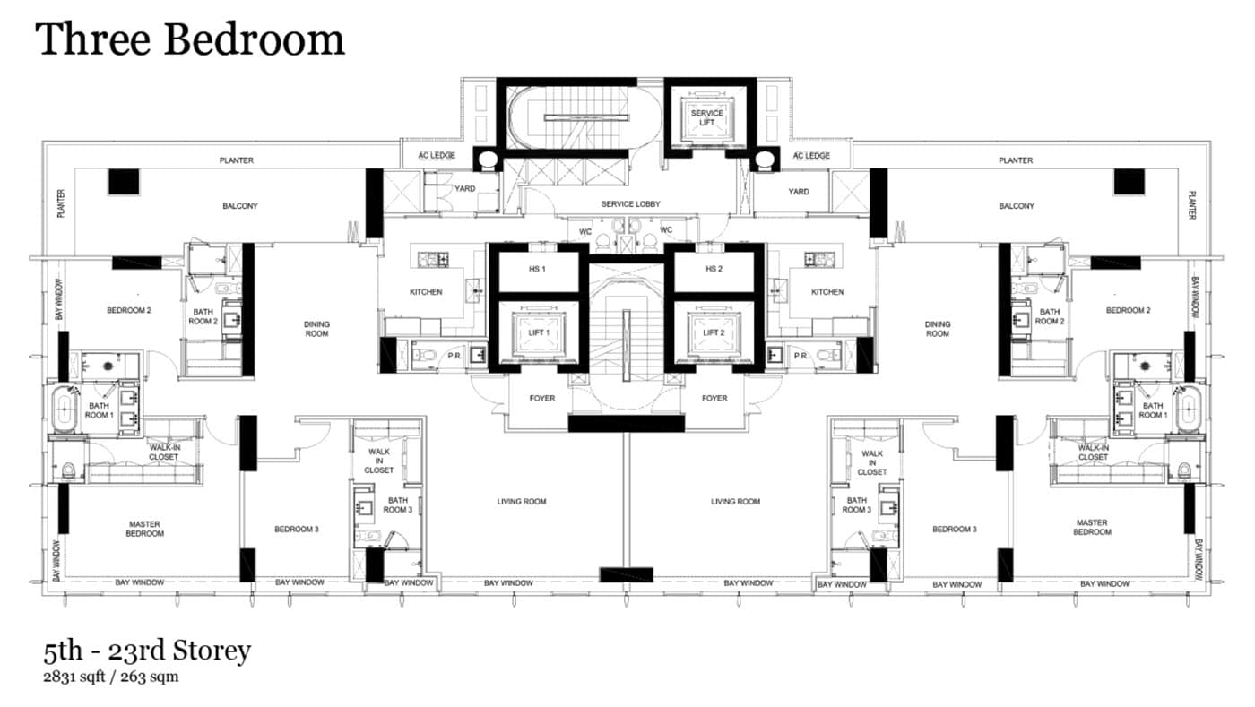 The RitzCarlton Residences Floor Plans Singapore