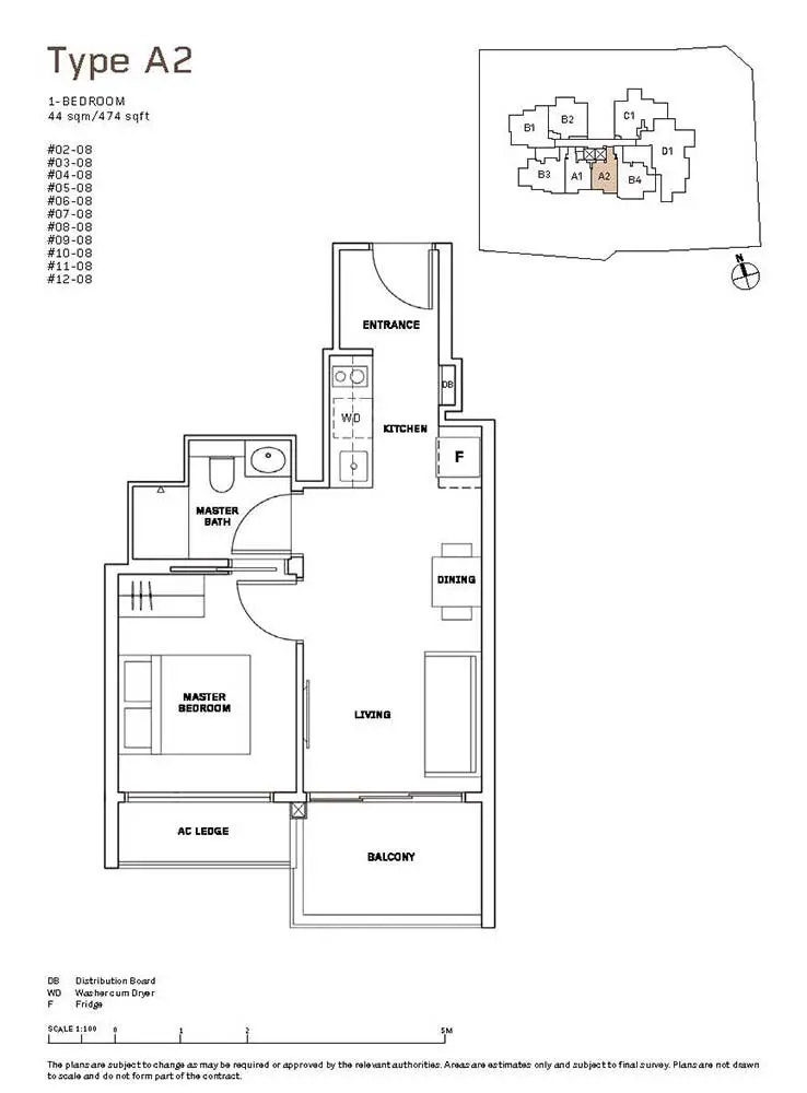 MYRA-Condo-Floor-Plan-1-Bedroom-A2