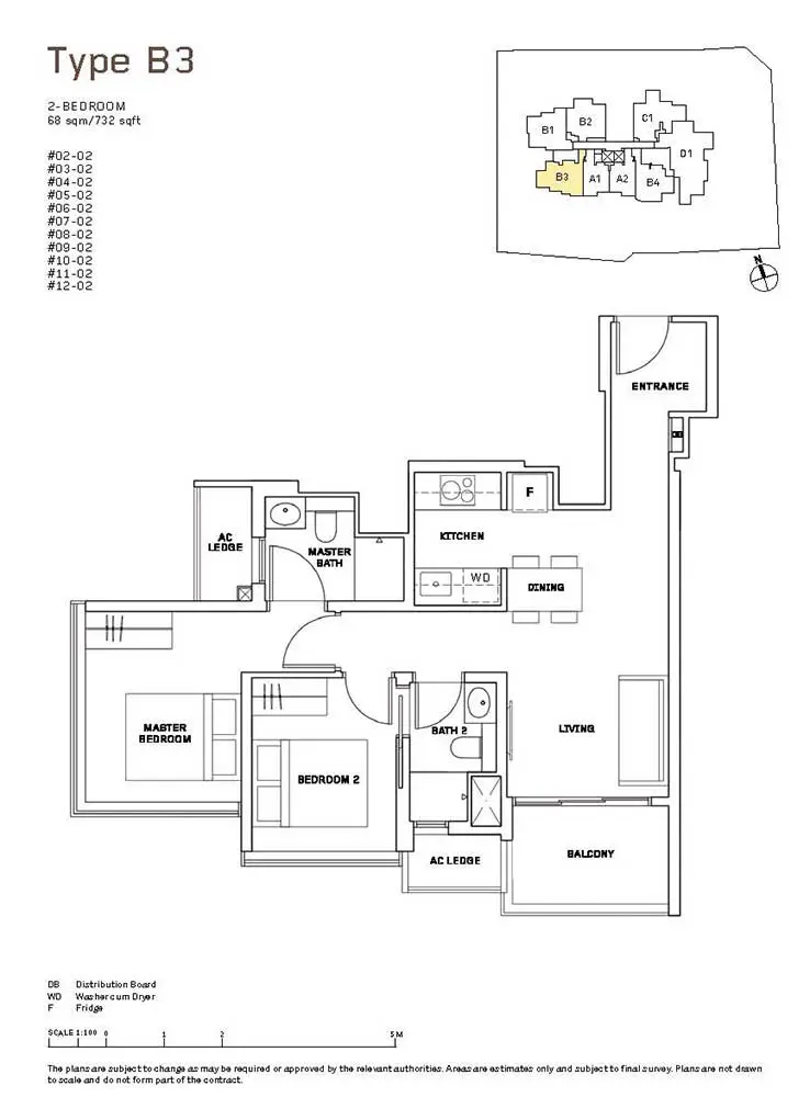 MYRA-Condo-Floor-Plan-2-Bedroom-B3
