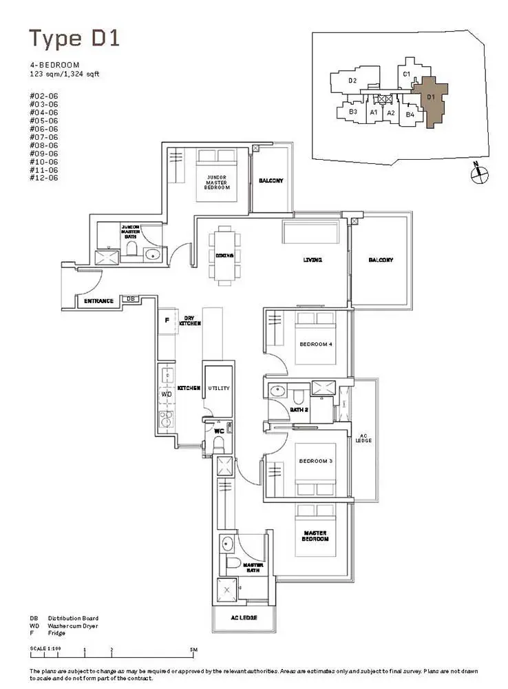MYRA-Condo-Floor-Plan-4-Bedroom-D1