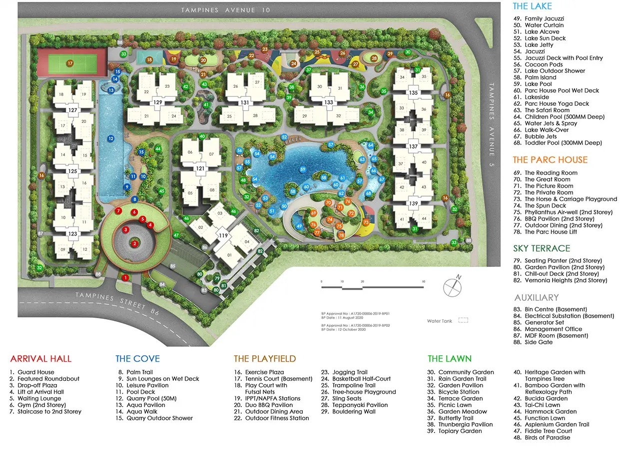 Parc Central Residences EC Facilities - Site Plan