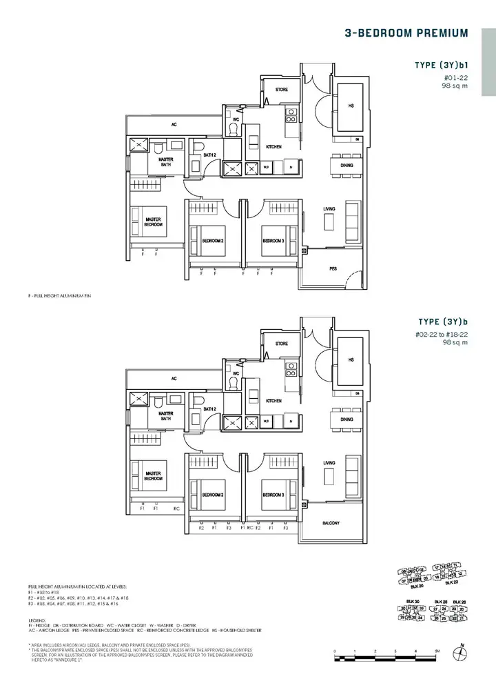 Penrose-Condo-Floor-Plan-3-Bedroom-Premium-b-b1-2