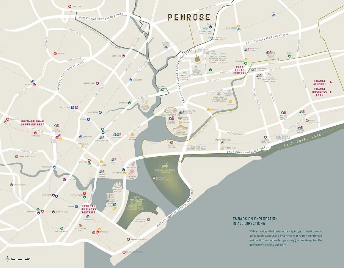 Penrose Condo Location - Location Map