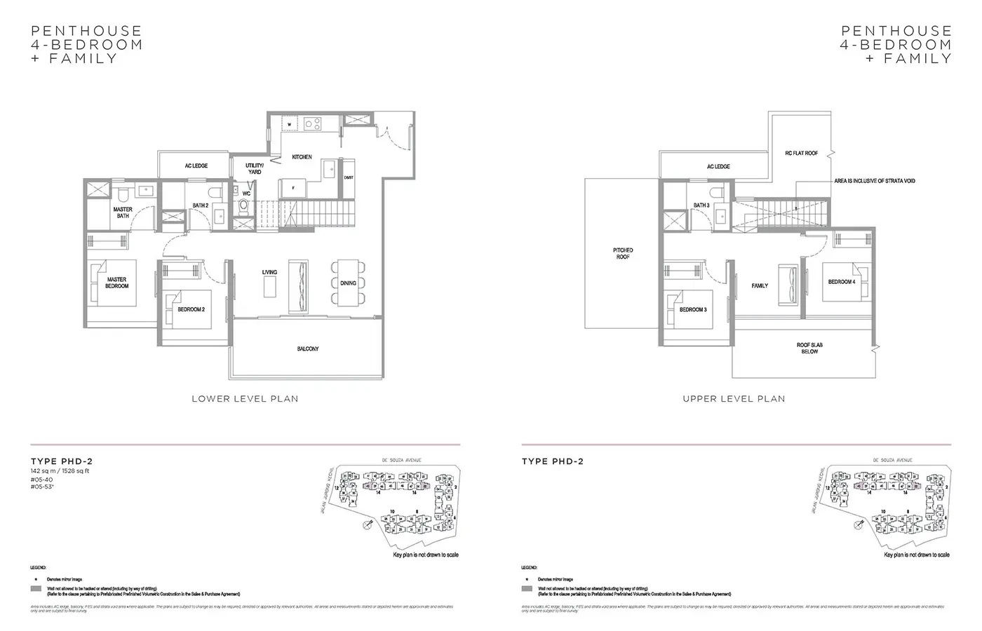 Verdale Condo Floor Plan - Penthouse 4 Bedroom Family PH D2