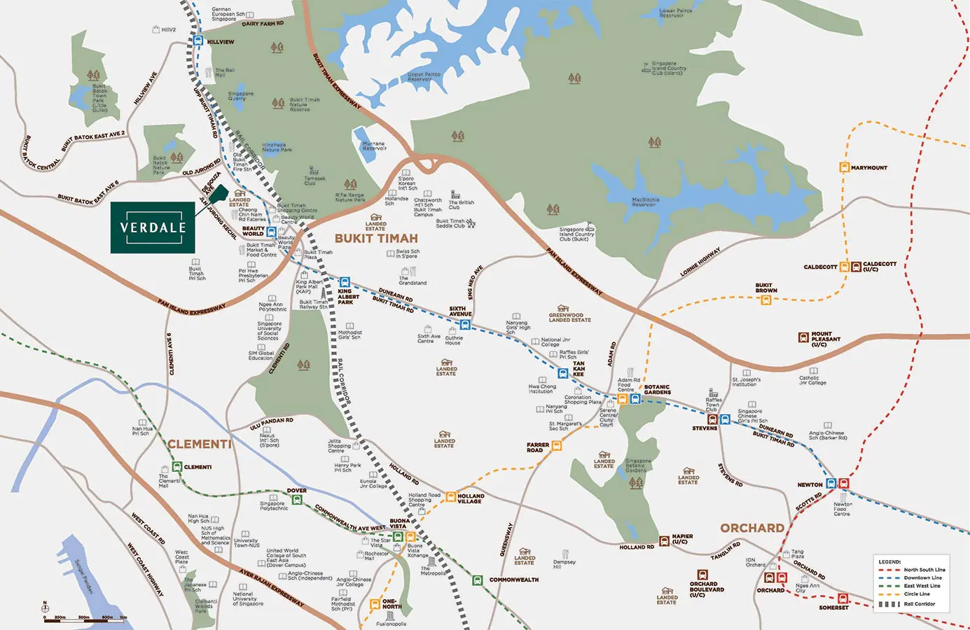 Verdale Condo Location - Location Map