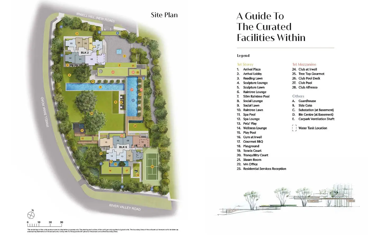 Irwell Hill Residences Condo Facilities - Site Plan