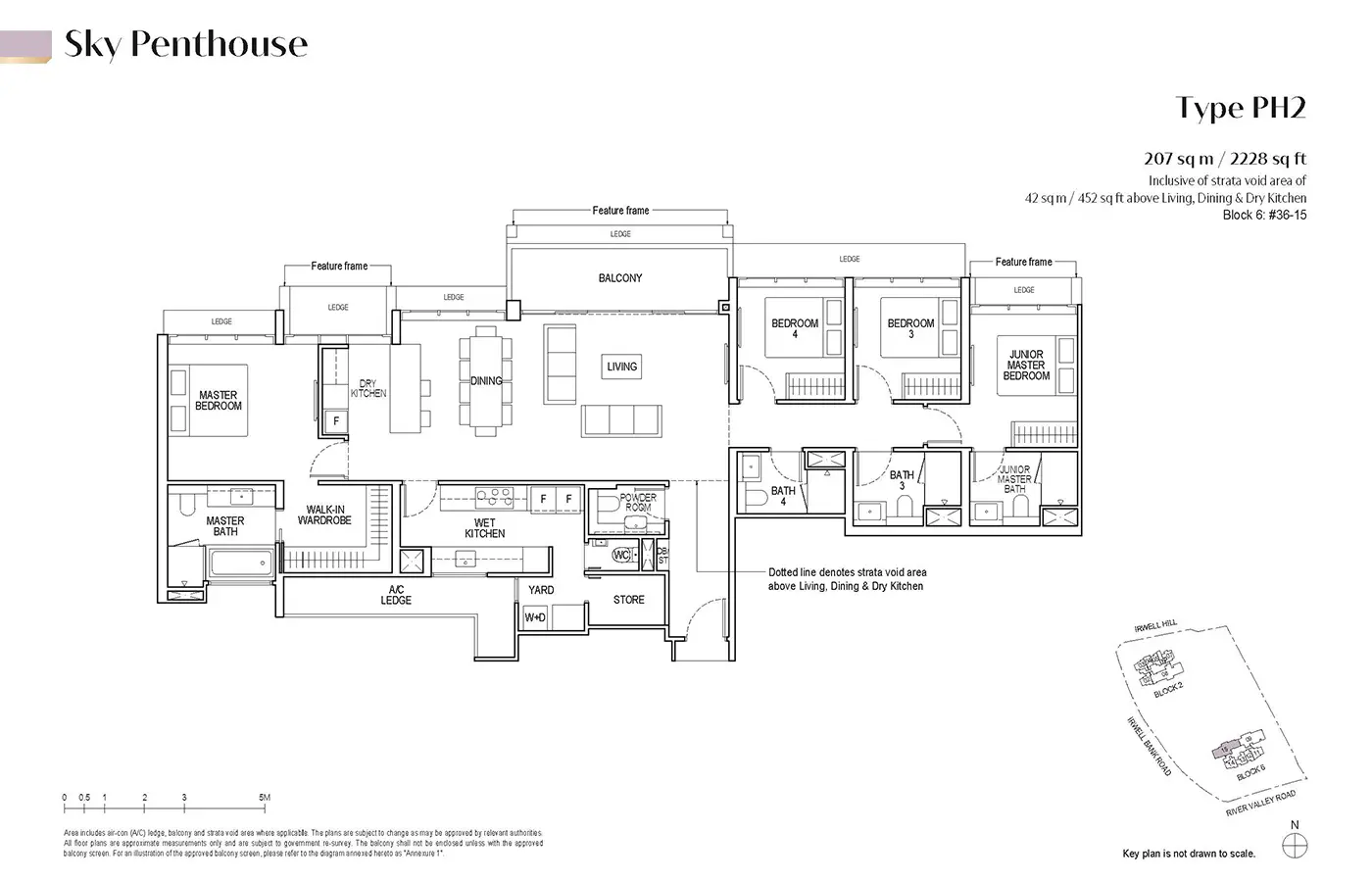 Irwell Hill Residences Condo Floor Plan - Sky Penthouse PH2