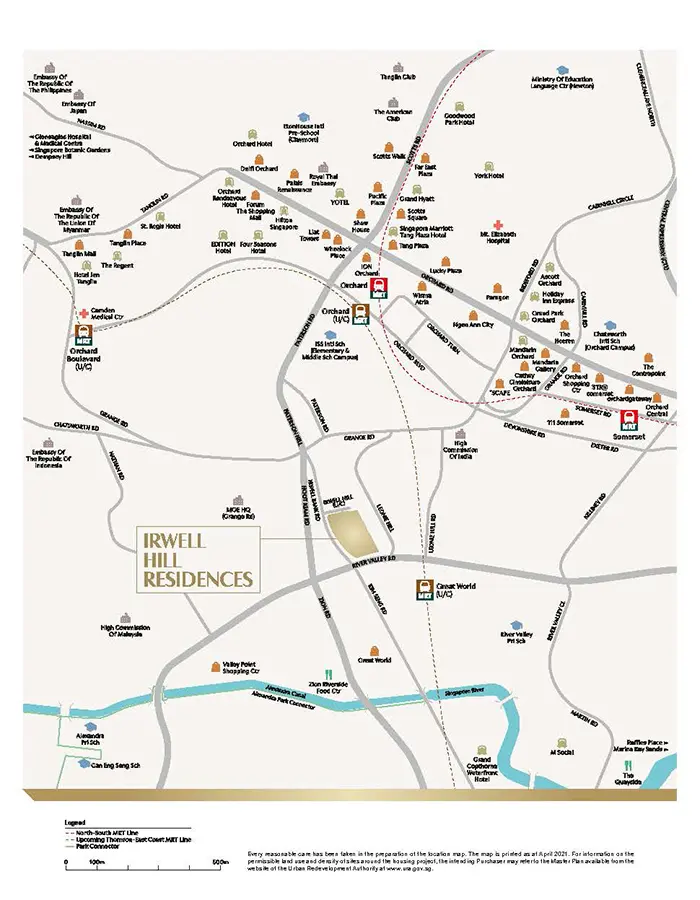 Irwell Hill Residences Condo Location - Location Map