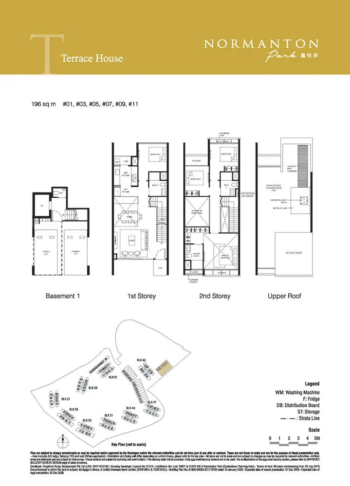 Normanton Park Condo Floor Plan - Terrace House 1