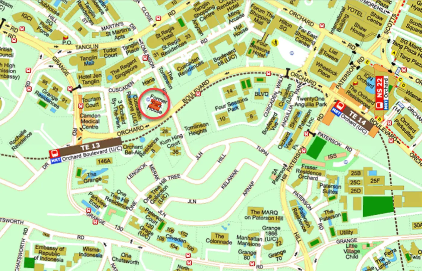 Park Nova Condo Location - Street Directory Map