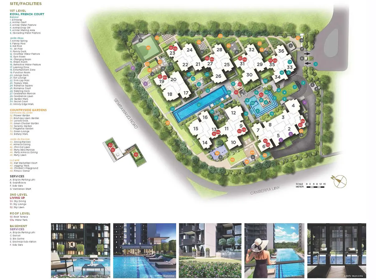 Provence Residence EC Facilities - Site Plan 1