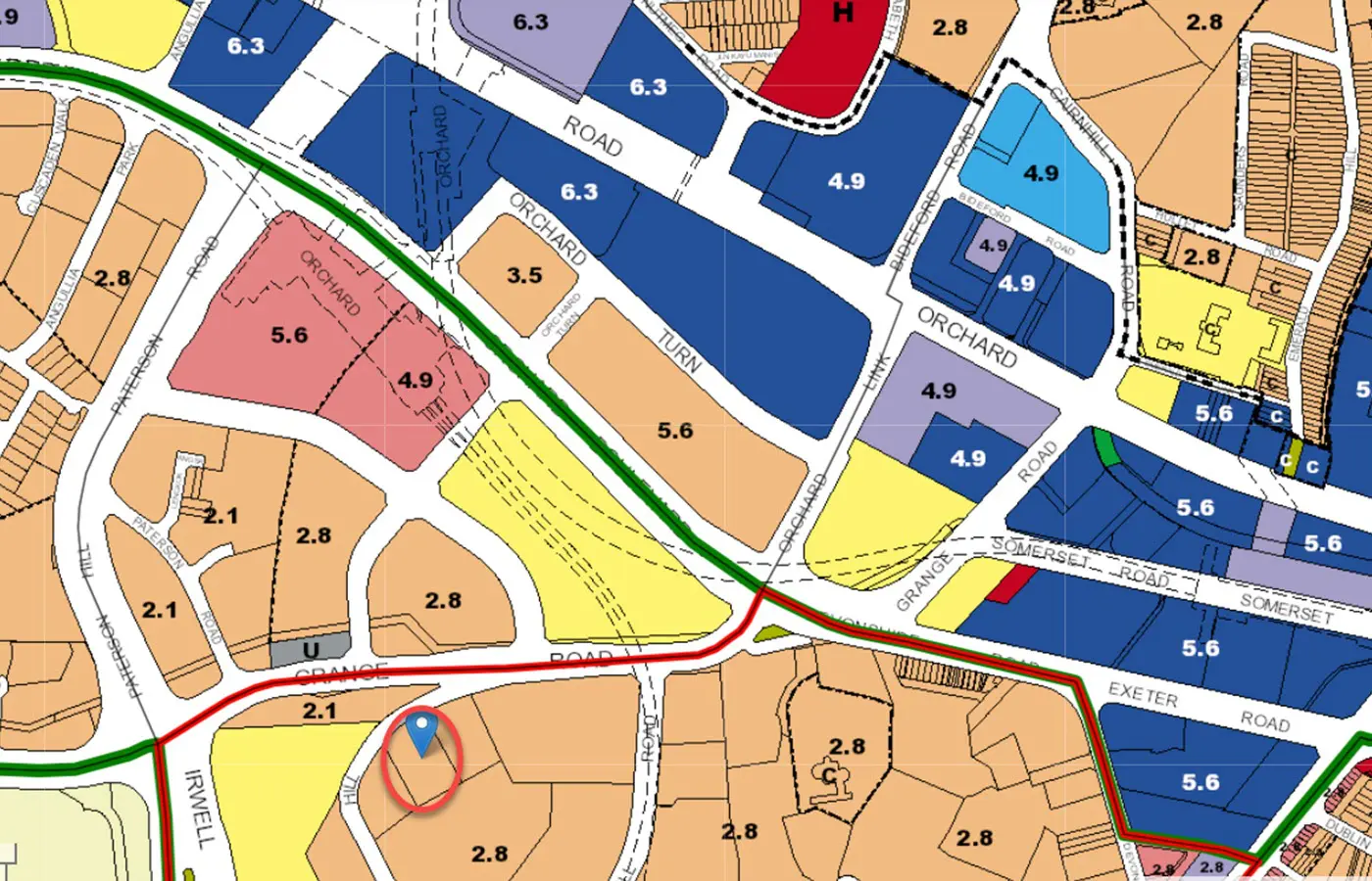 The Lumos Condo Location - URA Master Plan Map
