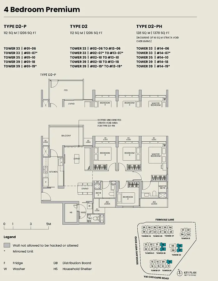 Parc Greenwich EC Floor Plan - 4 Bedroom Premium D2